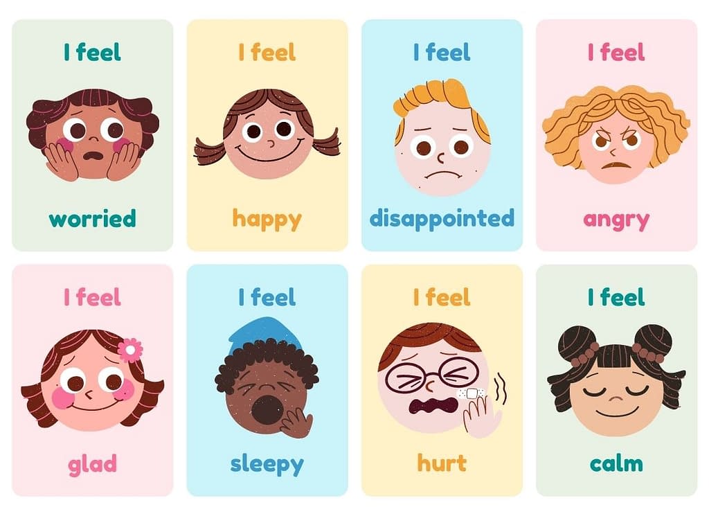 The Toddler Transitions - Emotions Flashcards