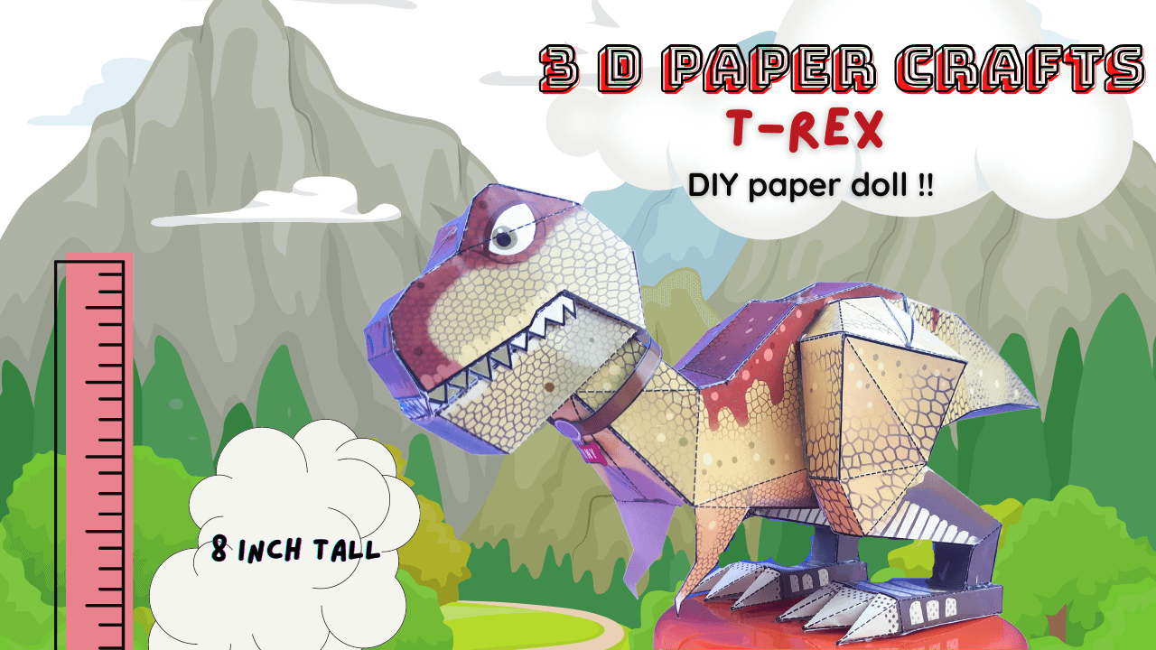 Dino 3D papercraft