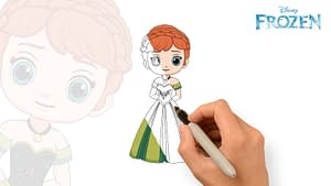 How to Draw Anna from Frozen 2| Simple Chibi style Anna drawing