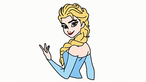How to Draw Elsa from Frozen 2