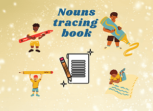 Nouns tracing book