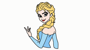 How To Draw Elsa From Frozen 2 The Toddler Transitions