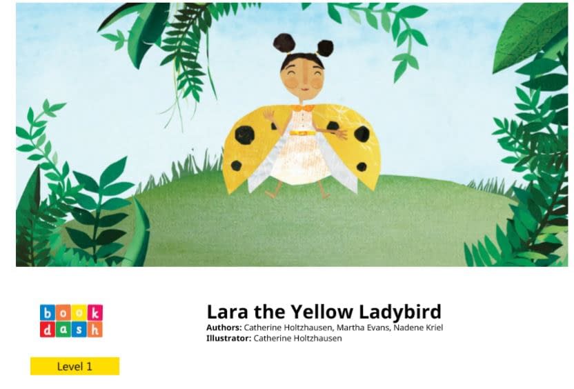 Lara the Yellow Ladybird